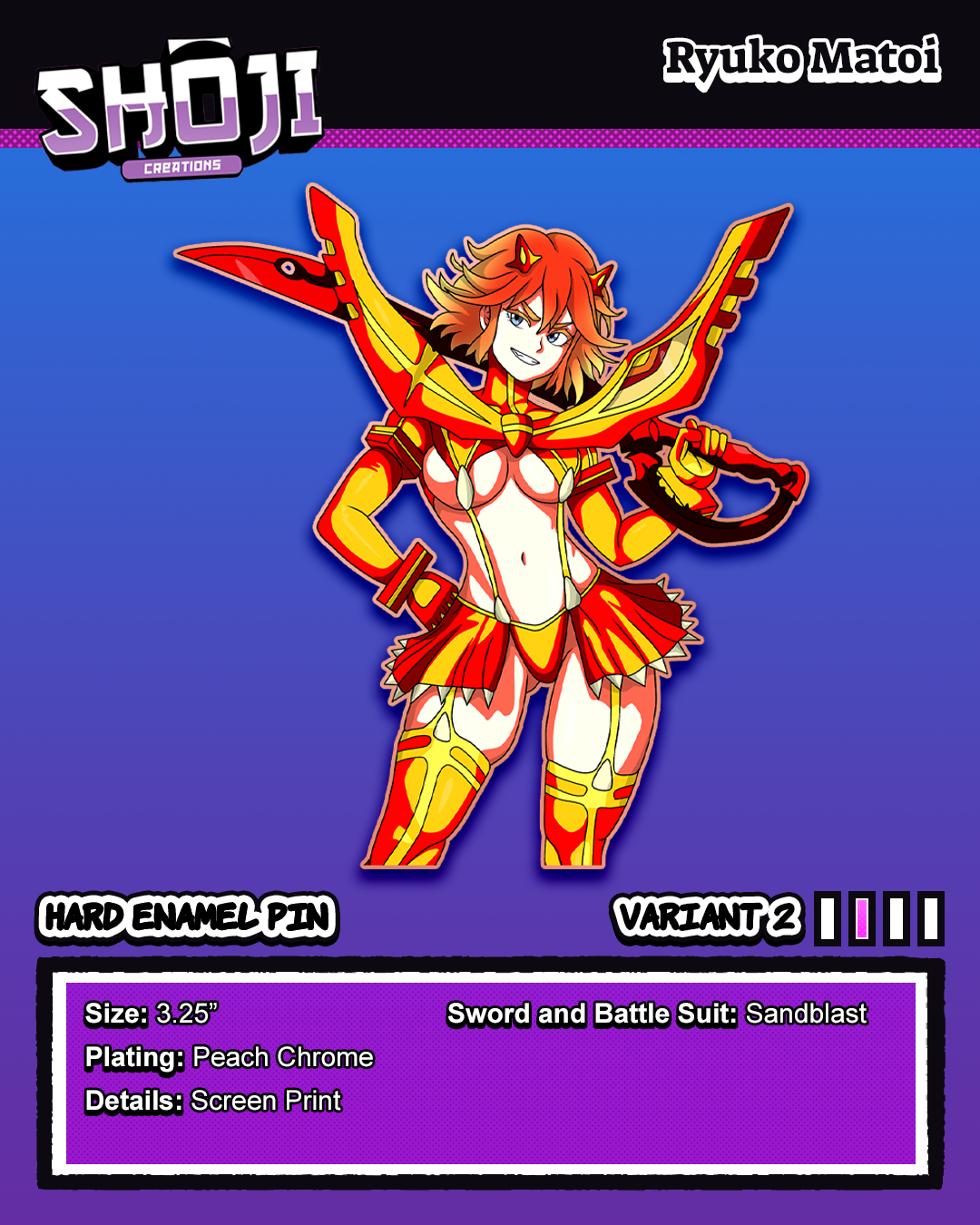 KLK Ryuuko Pin Pre Order