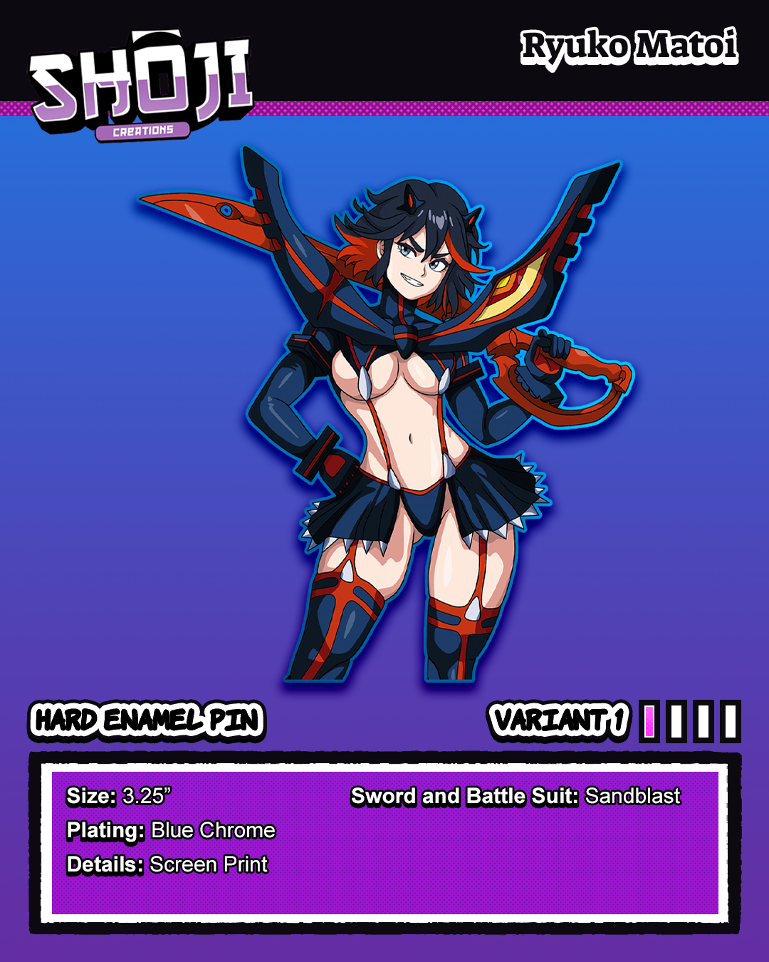 KLK Ryuuko Pin Pre Order