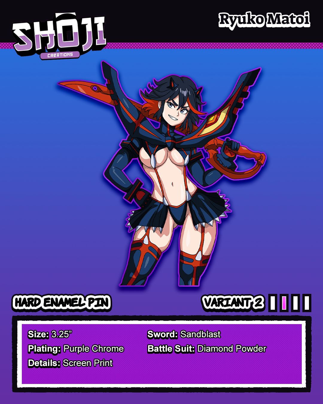 KLK Ryuuko Pin Pre Order