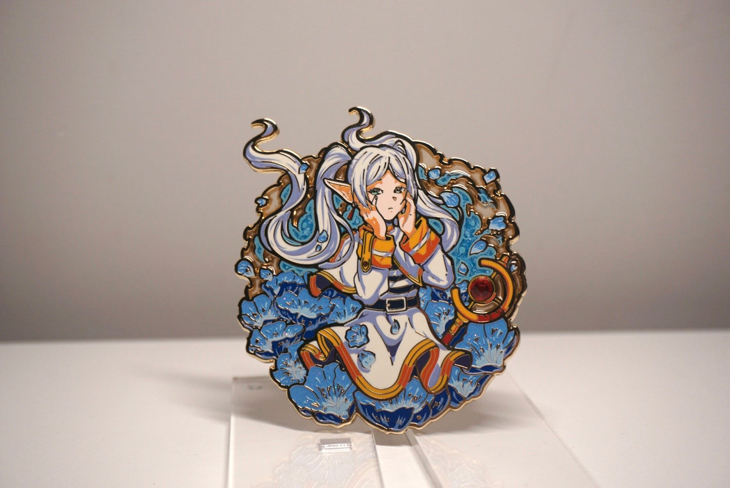 Elven Mage Anime Pin
