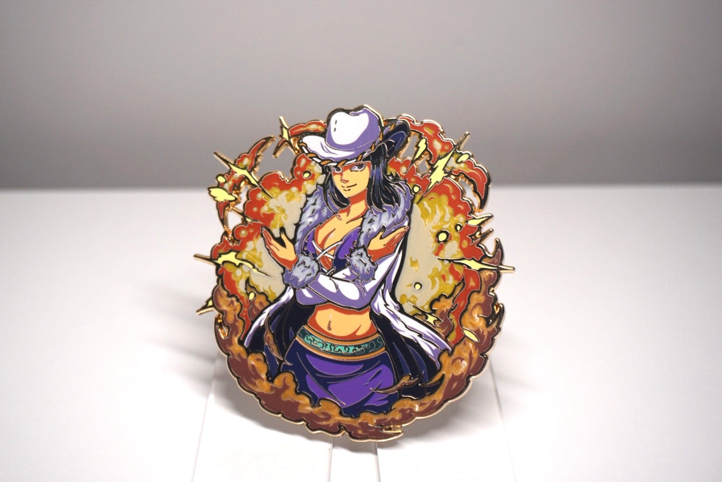Cow Girl 2 Enamel Pin (In Stock)