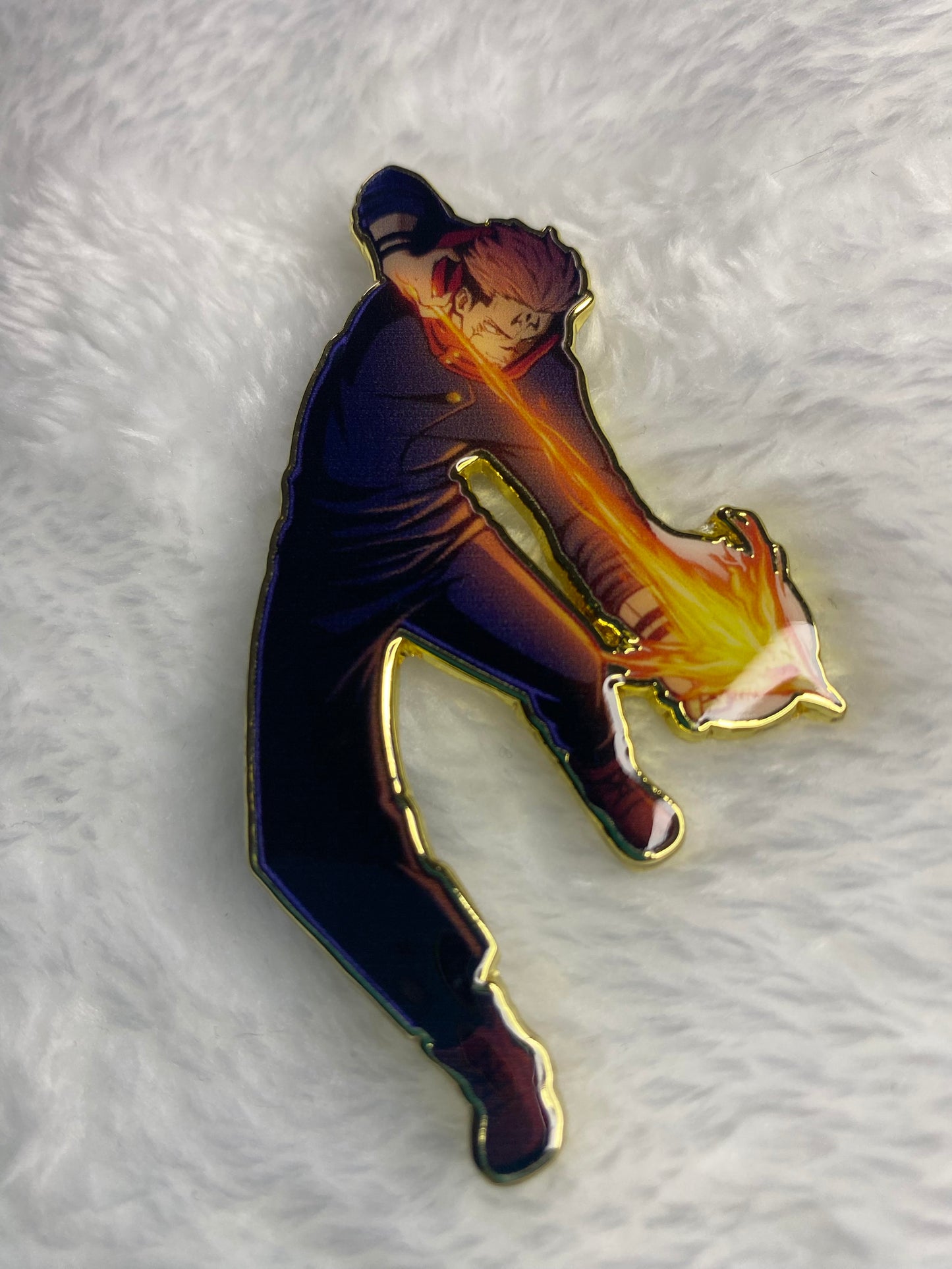 King Of Curses UV Print Pin