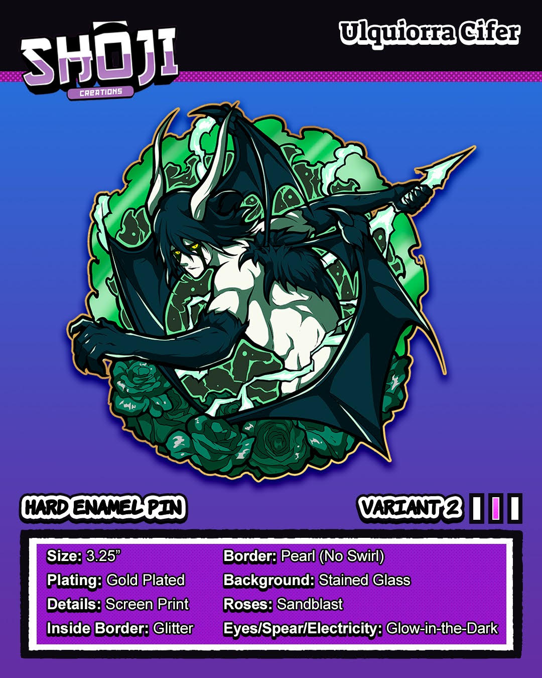 Emo Anime Villain Pin Pre Order
