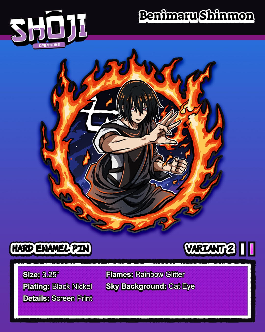 Fire Benemaru Pre Order Pin