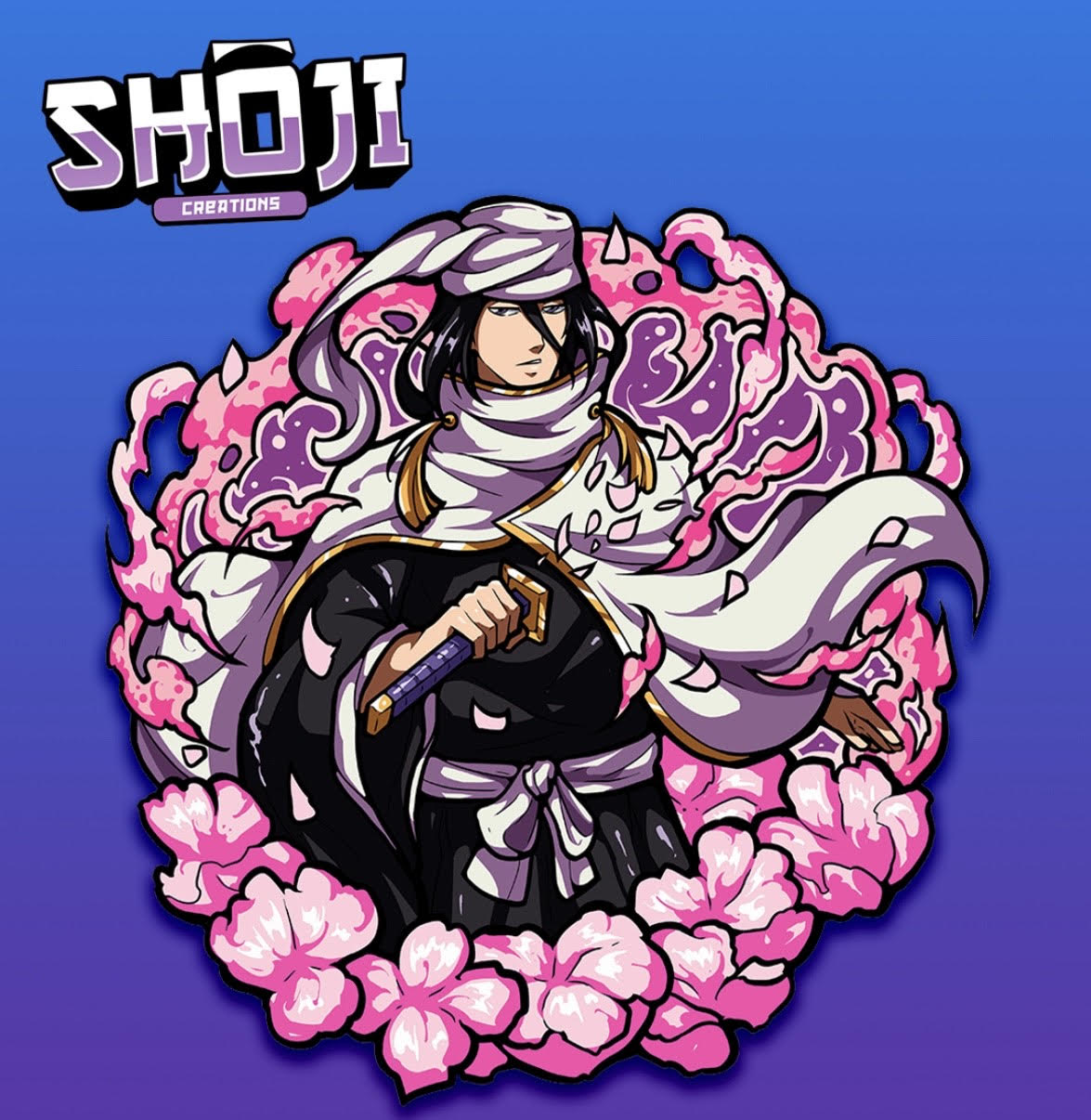 Cherry Blossom Samarai Pin Pre Order