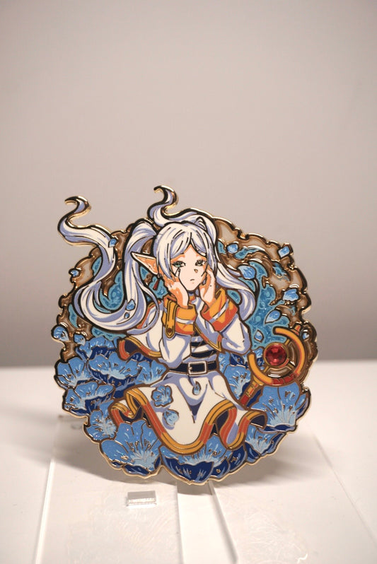 Elven Mage Anime Pin