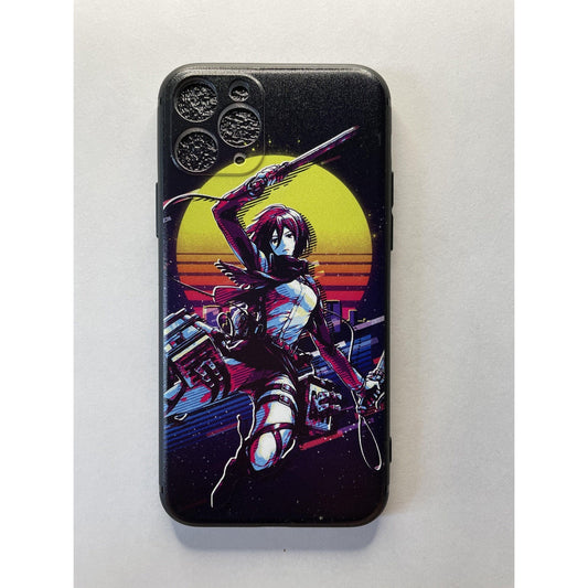 Anime Mikasa Retro iPhone Case